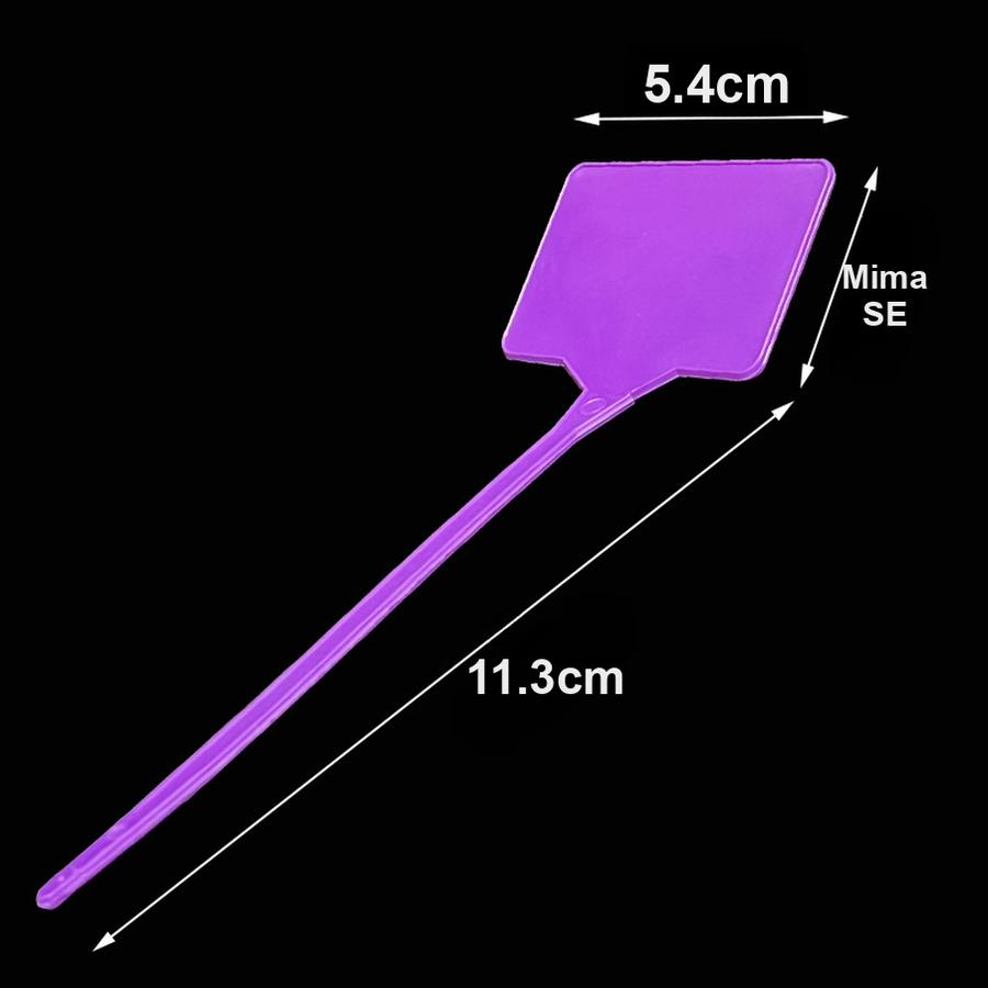 10 Stück Blumentopf Kunststoff Sukkulente Gartenmarkierer Pflanzenetikett Anhängeetikett