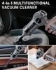 Portable Cordless Car Vacuum 25000Pa, Rechargeable 4-in-1 Handheld Cleaner for Car, Office, Home