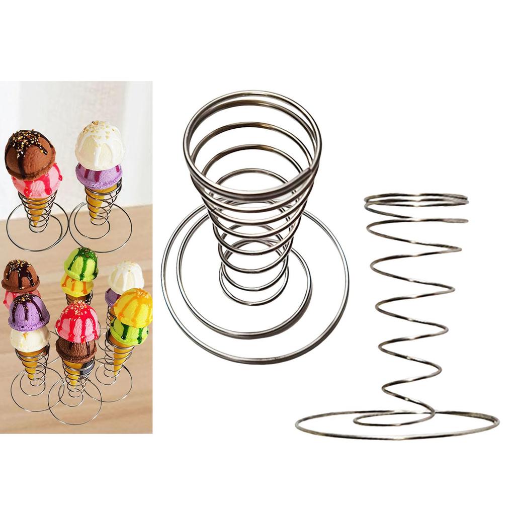 6x Ice Cream Holder Stand Decoration for Kitchen Wedding Anniversary Home