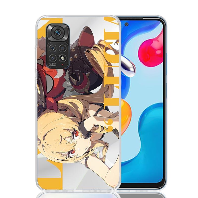Zenless Zone Zero ZZZ Phone Case For Xiaomi Redmi Note 15 14 13 12S 12 Pro Plus 11S 11E 11 11T 10S 10 Art Soft Pattern Cover Red