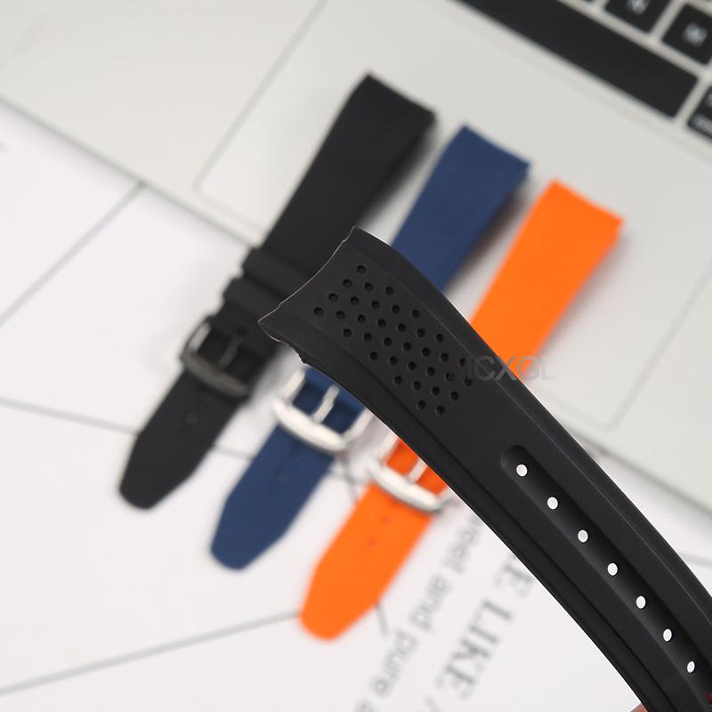 23mm Silicone Watch Band For Citizen Men's Eco-Drive Weekender Replacemnet Strap AW1158-05E AW1156-01W AW1157-08H AW1150-07A