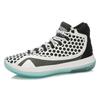 Li Ning Fangs Textile, TPU Cushioning Slip Resistant Abrasion Resistant Coverage Support High top Basketball Shoes ABAL021-5