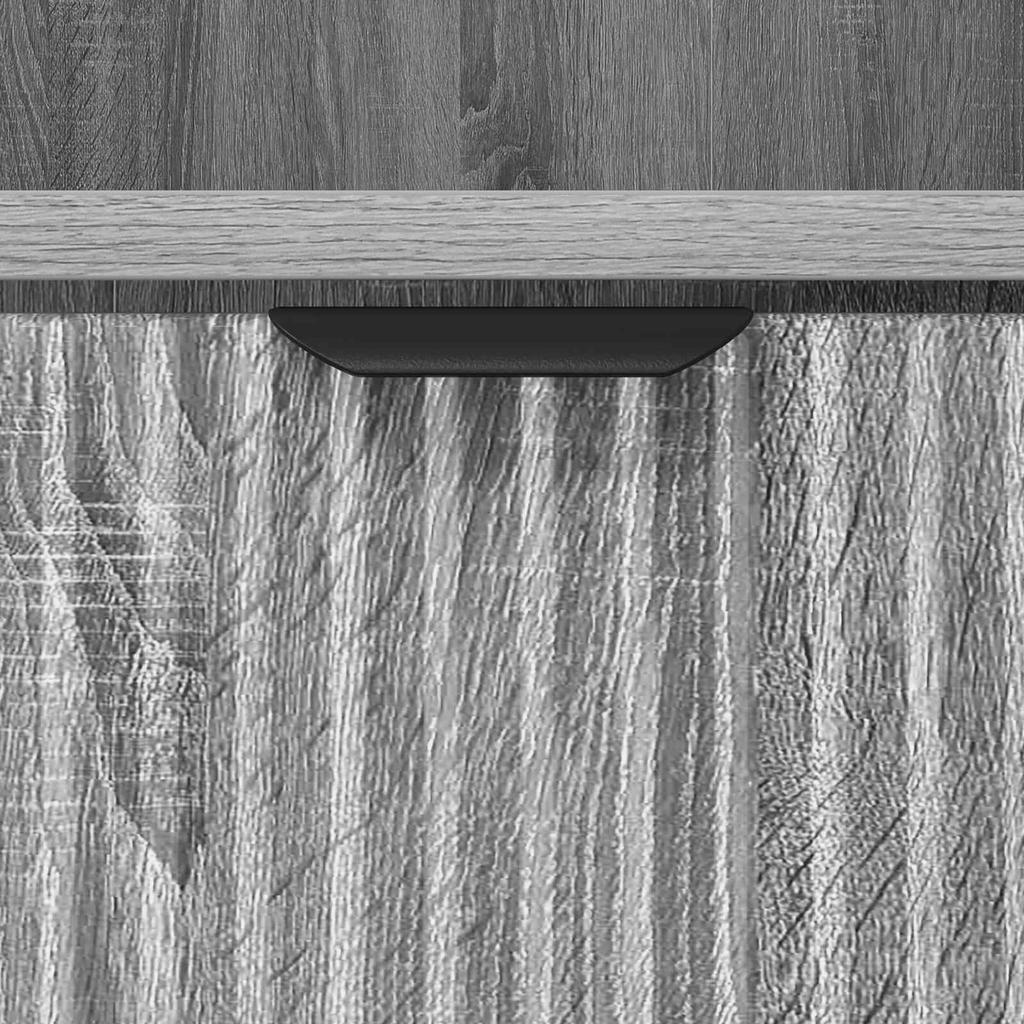 Nightstand Gray Sonoma 49 x 36 x 61 cm Particleboard