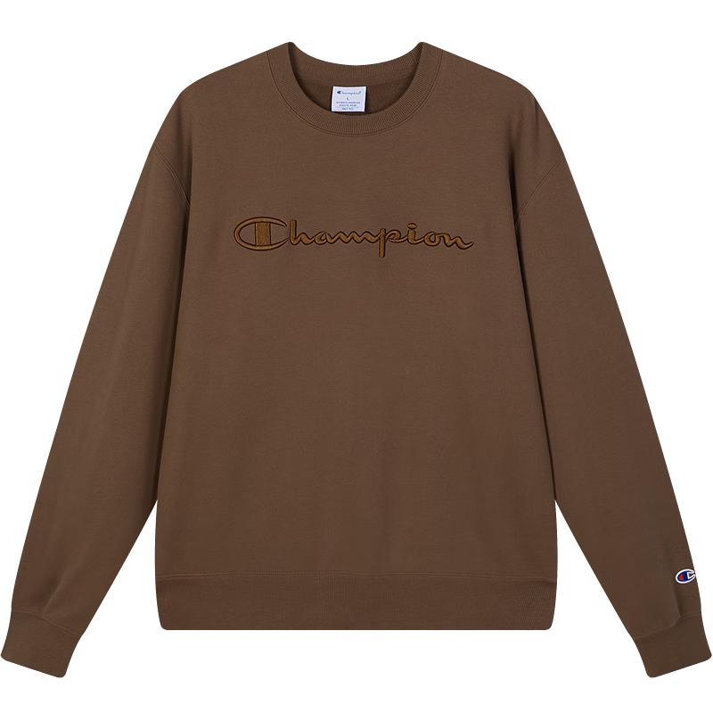 Champion Men s Script Logo Fleece Sweatshirt L