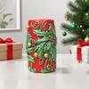 Flower Embossed Cylinder Silicone Candle Mould Food Grade Silicone For Making Candle Soap Chocolate Holiday Decoration