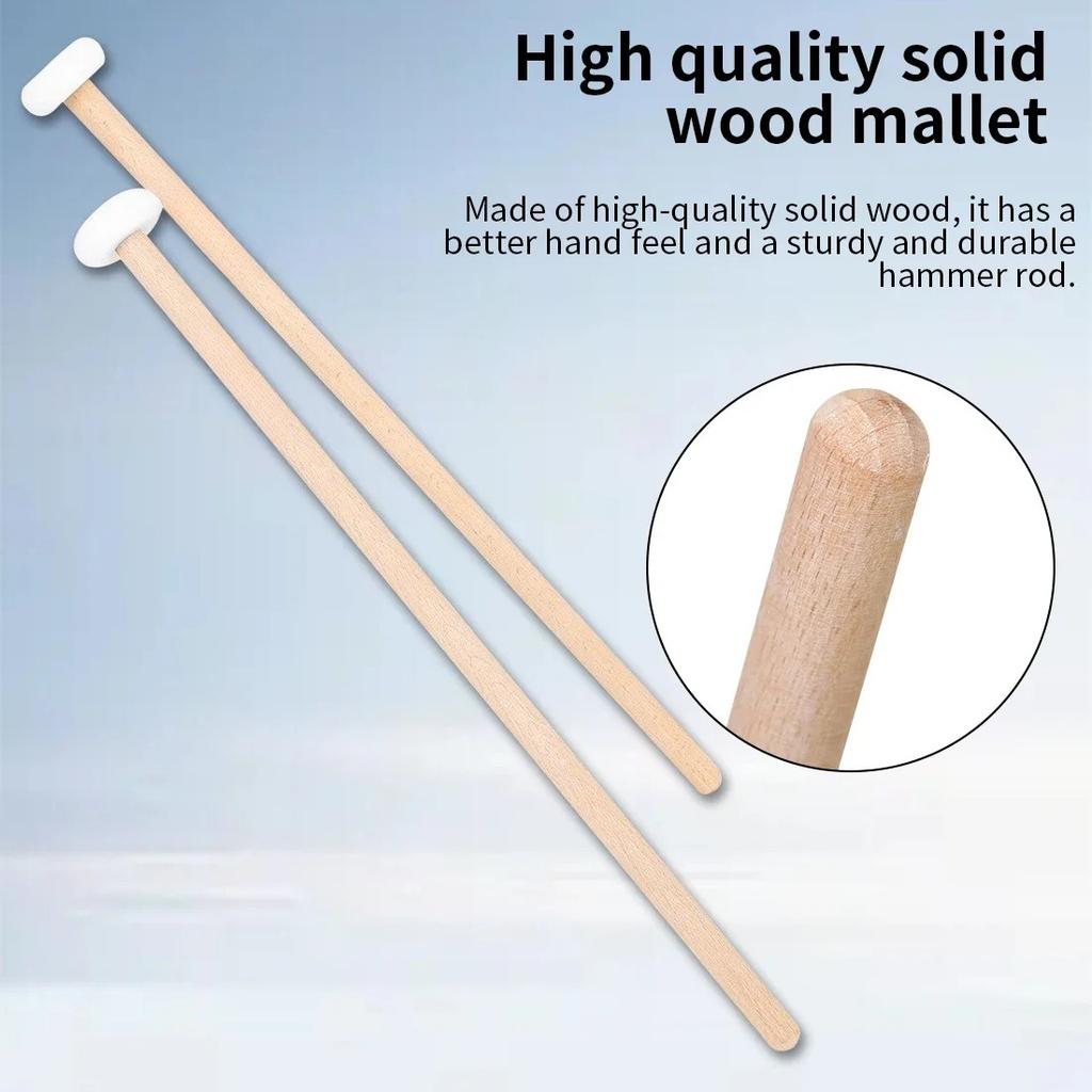 Nylon Drumsticks Timpani Mallets 1 Pair Nylon Head Wood Handle Drum Sticks Percussion Instrument Parts Accessaries