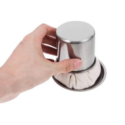 Stainless Steel Crepe Oil Spreader Free Brush BBQ Spread Sponge Oil Wiper Cloth Sauce
