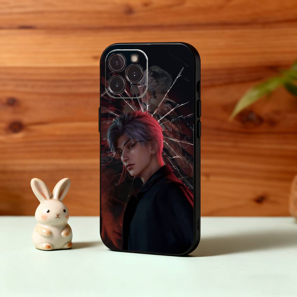 Sylus Love And Deep Space Phone Case For iPhone17,16,15,14,13,12,Plus,Pro Max, 5G Others Soft Black Cover