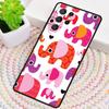 Elephant Cool Colourful Art Phone Case for Samsung Galaxy note 10 pro S26 Ultra S23 S24 FE S25 S21 S22 PLUS shockproof Cove