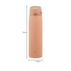 Zojirushi Thermos (ZOJIRUSHI) Seamless Lid, Large Capacity 720ml, One-Touch Stainless Steel Mug, Pale Taupe, Lid and Gasket Integrated, Easy to Clean,