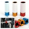 17 19 21mm Colorful Sleeve Tire Protection Sleeve Deep Nut Socket Alloy Wheel Wrenches Sockets Nut Socket Hand Too
