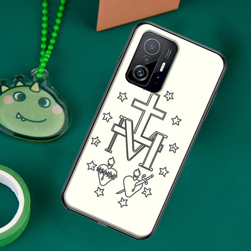 Immaculate Conception Virgin Mary Jesus Case For POCO F5 X5 X3 Pro X4 F4 GT F3 C40 Cover For Xiaomi 13 12 Lite 11T 12T Pro 12X
