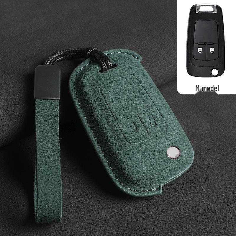 Chevrolet Key Cover: 3D Suede Protection for Cavalier, Malibu, Cruze, Trax, Monza, Sail