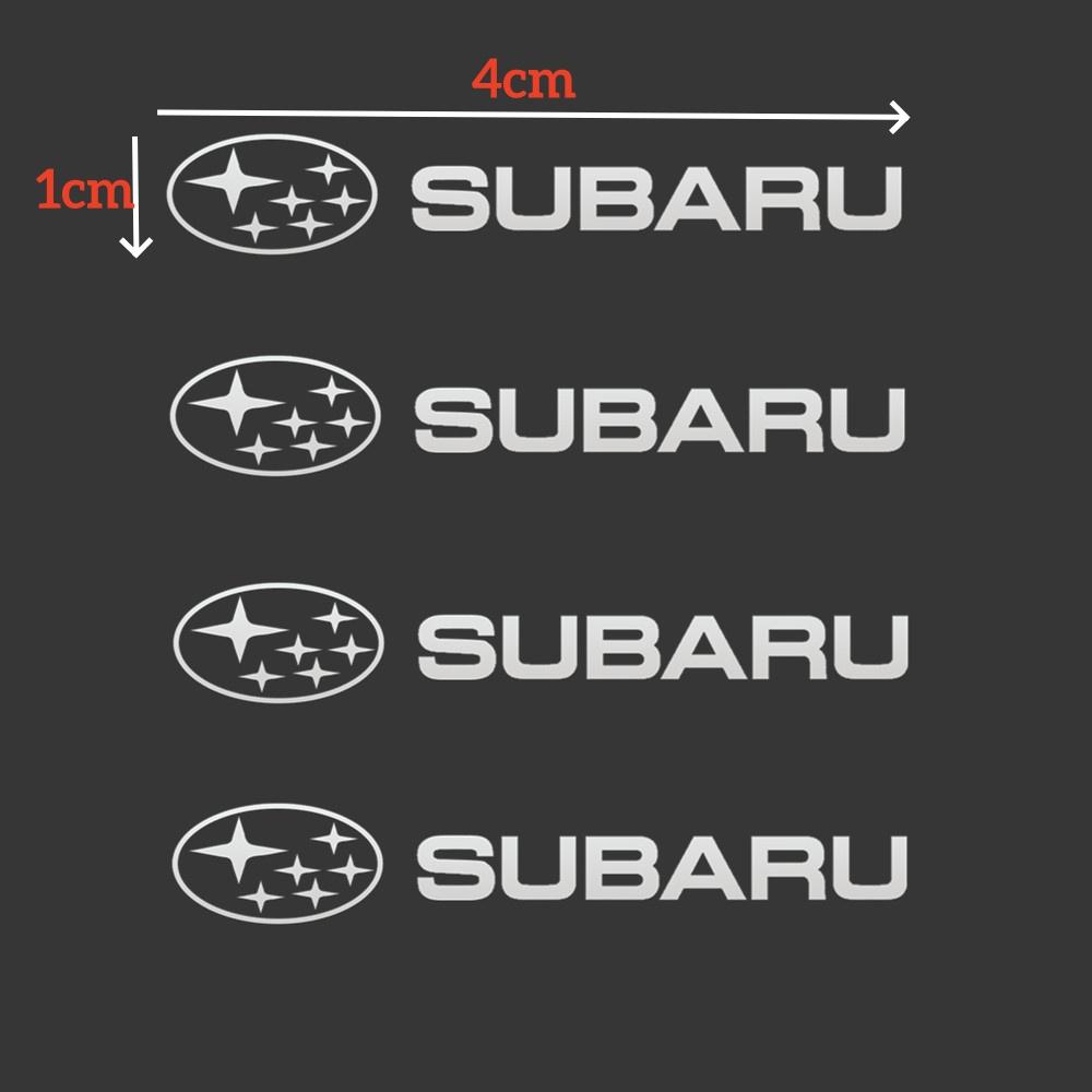 wheel tire valve for Subaru Impreza Forester Tribeca XV BRZ Metal Emblem interior Stickers car+accessories decor styling ideas Valve Stems 1