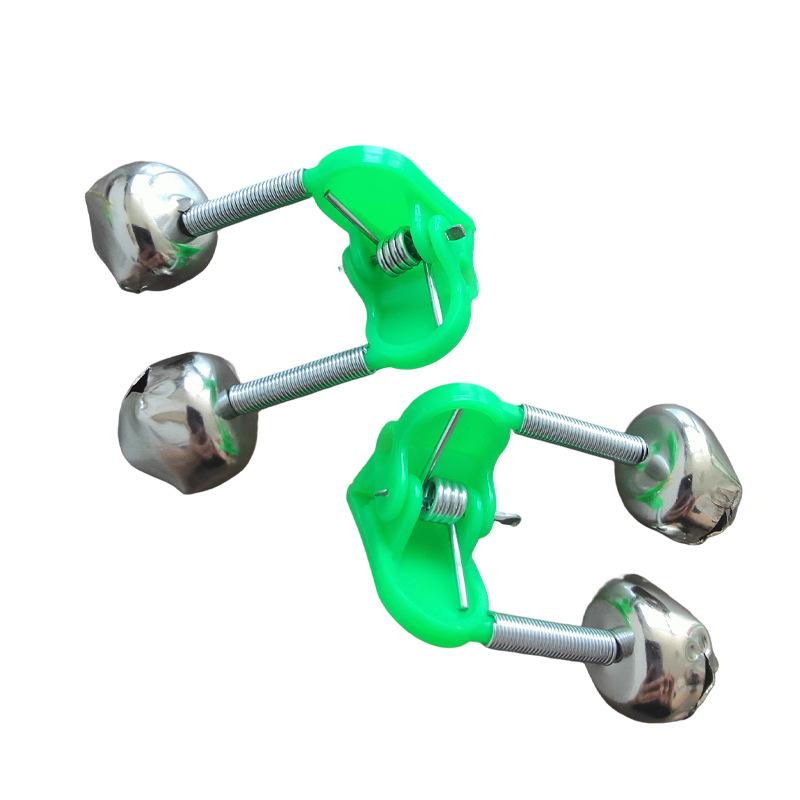 5 ks/sada Rybářský prut Mořský prut se světelným alarmem Zvonek Plastový klip Zvonek Spona Světelný rybářský zvonek