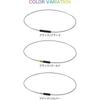 Phiten Rakuwa Extreme Geometry Necklace Black/Silver 43cm for Neck and Shoulder Relief