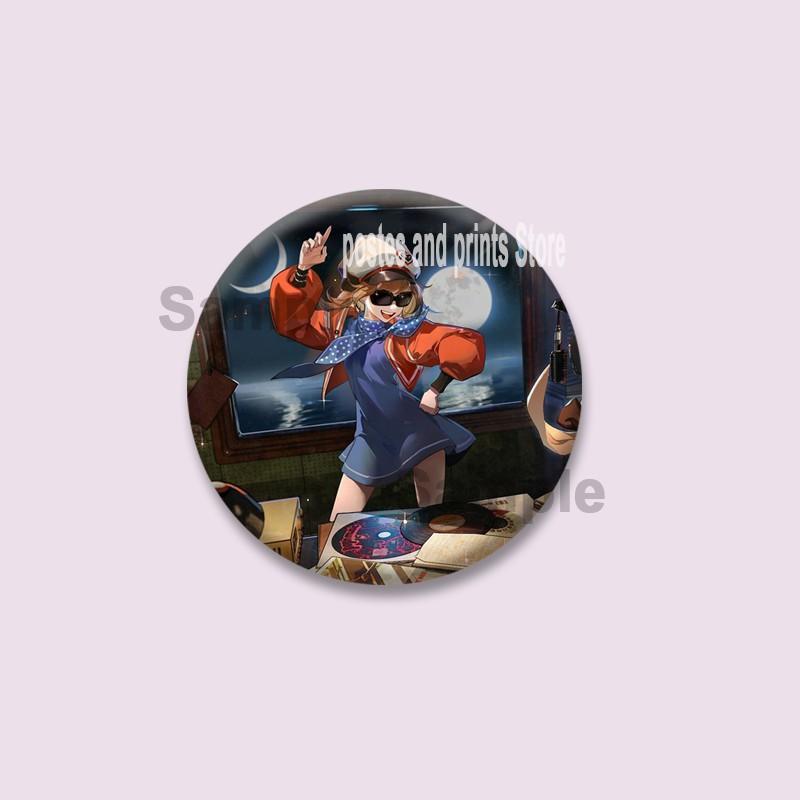 Anime Game Reverse 1999 Circular Brooches Cartoon Character Enamel Pins Backpack Clothing Hat Jewelry Badge Accessory XMAS Gifts