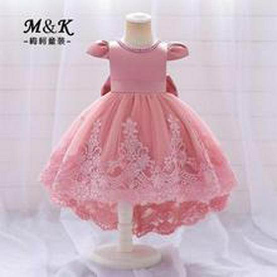 2024 New Petal Baby Flower Girl Bridesmaid Wedding Dress for Children