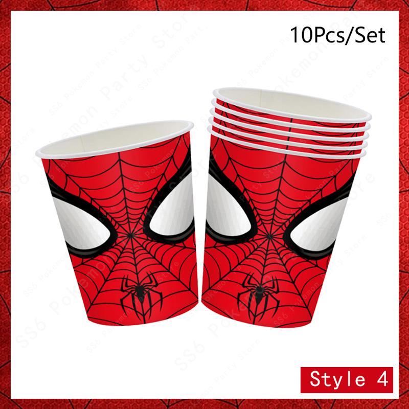 Spiderman Birthday Party Decor Itemations Disposable Tableware Plate Cup Napkins Bags Spidey Party Birthday Decor Itemation Supplies Set