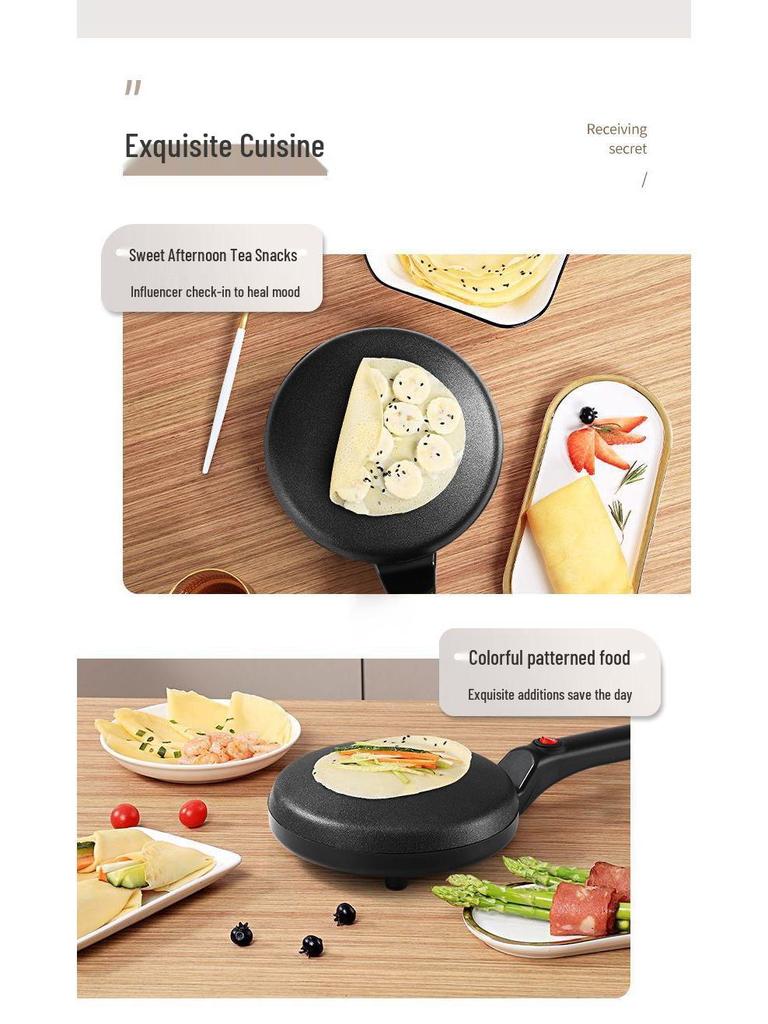 Macchina automatica per crêpes e pancake con controllo della temperatura