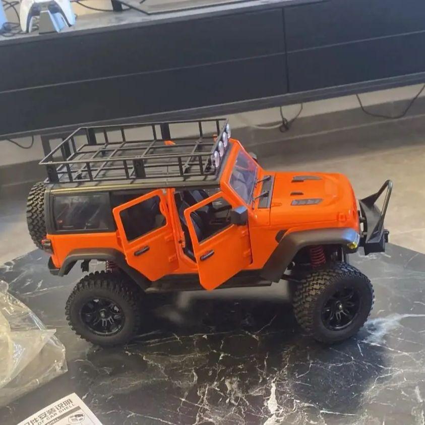 MN128 Full Scale RC CAR Model Remote Control Car Wrangler Jeep 4WD Climbing Car Simulation Off Road Vehicle Toy VS MN168 ALS1