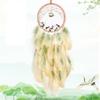 Oriental Aesthetics Crystal Lotus Dream Catcher Feathers Wind Chimes Wall Hanging Pendants For Home Decorations Birthday Gifts