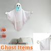 Halloween Glowing Hanging Decoration Sound-Activated Talking Prop for Indoor Outdoor Use