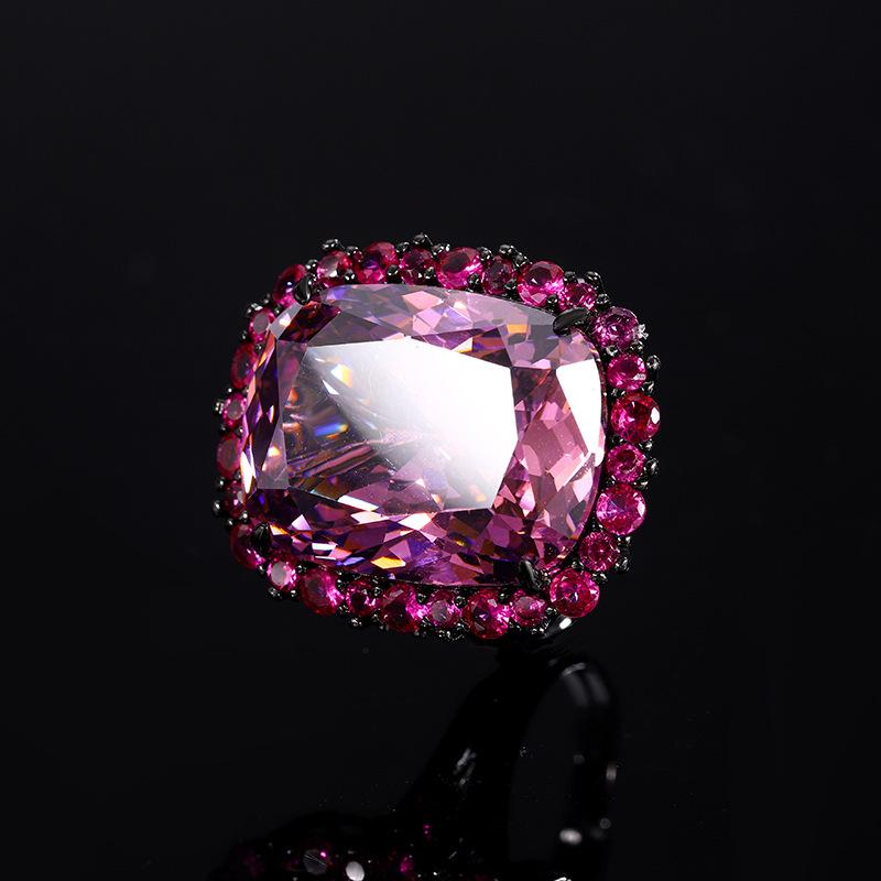 Jewelry Copper Bottom Gold-Plated Simulation Bird'S Nest Cut Dry Rose Black Gold Female 15 * 20