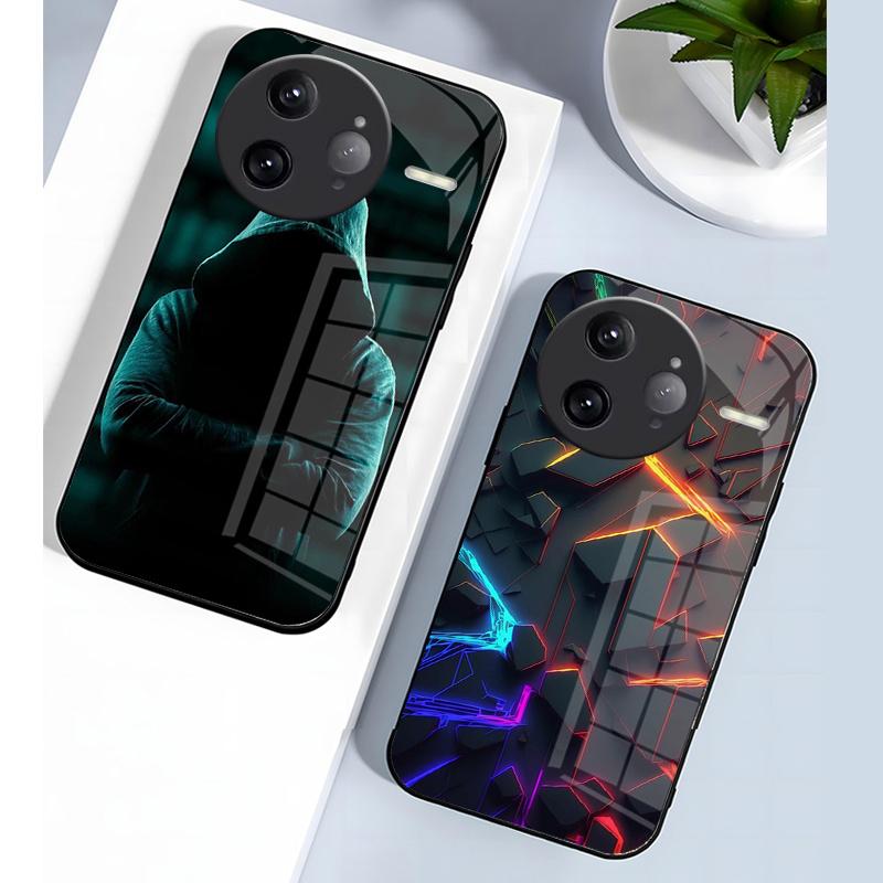 Shockproof Case For Xiaomi Poco F7 Pro F7 Ultra Protective Cover Tempered Glass Phone Back Case Coque Fundas Capa Hard PC Shell
