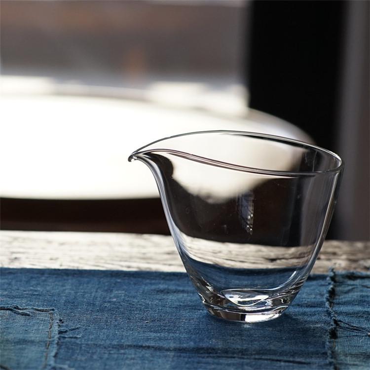 Embrace the Moon: Handmade Heat-Resistant Glass Pitcher for Tea 220ml