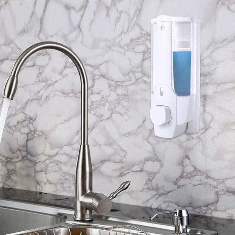 Buy Self Adhesive Soap Dispenser Wall Mounted Manual Soap Holder