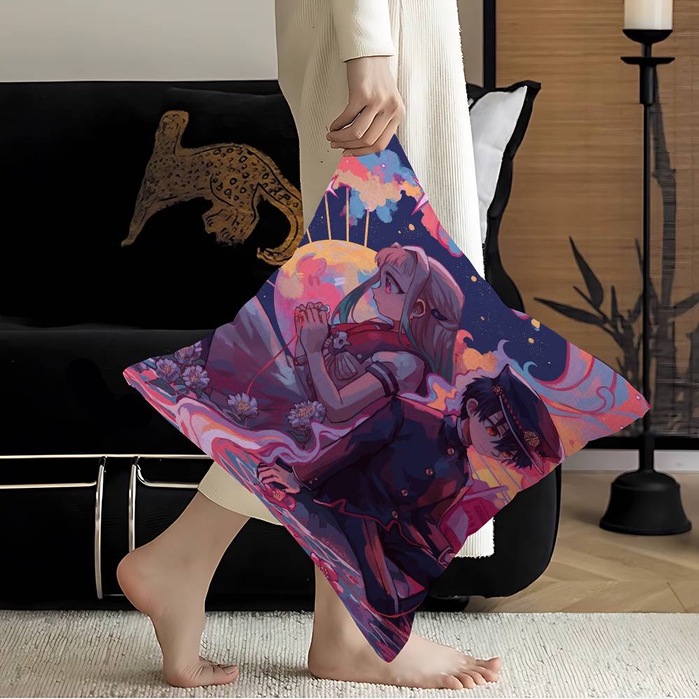 T-Toilet B-Bound Hanako-kun Dekorative Raumästhetik Kissenbezug Heimdekor Schlafzimmer Sofa Bett Couch Kissenbezug 45x45