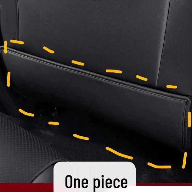 Compatible with Great Wall Tank 300/400: Car Seat Kick Mat Backrest Protector, Leather Material