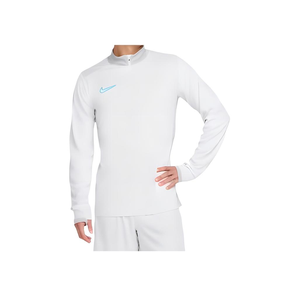 Nike SS25 Logo Embroidered Quick-Dry Training Soccer Shirt Men tops Light-Gray HJ3784-025