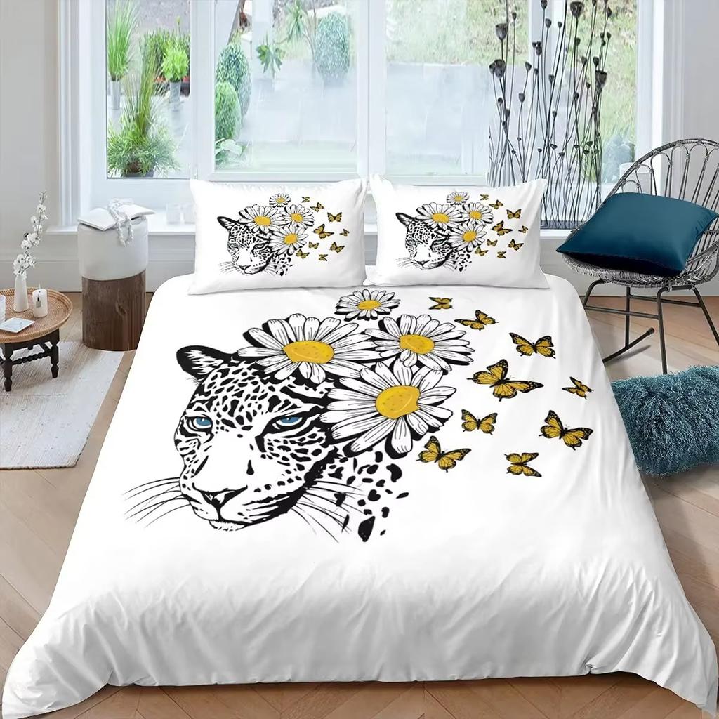 Daisy Down Comforter Set Bedding Set 3-piece Comforter Cover Set