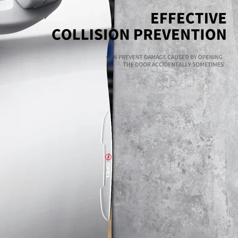 4Pcs Car Door Edge Guards Anti-Scratch Protector For Opel astra h astra j g corsa insignia zafira b vectra c corsa d vivaro
