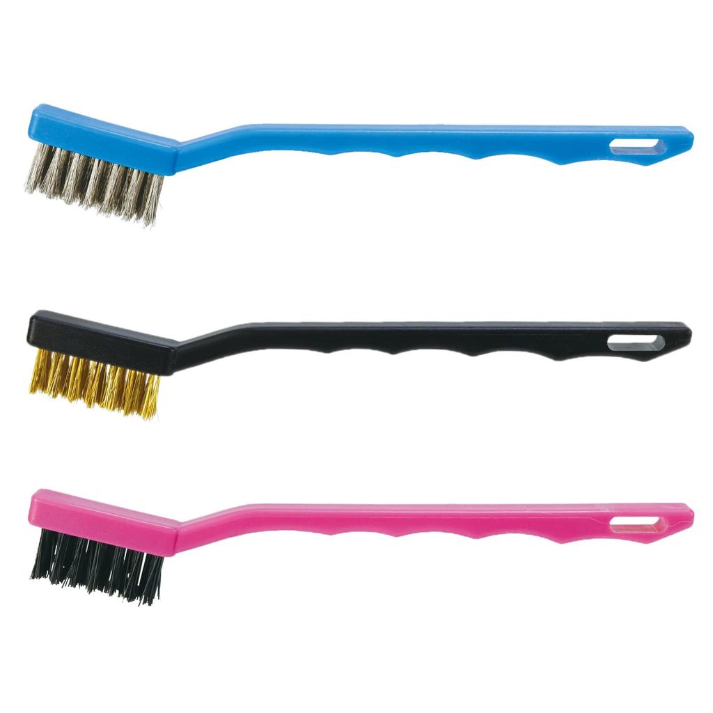 ENGINEER Wire Brush Set of 3 (Brass/Nylon/Stainless Steel) TZ-12