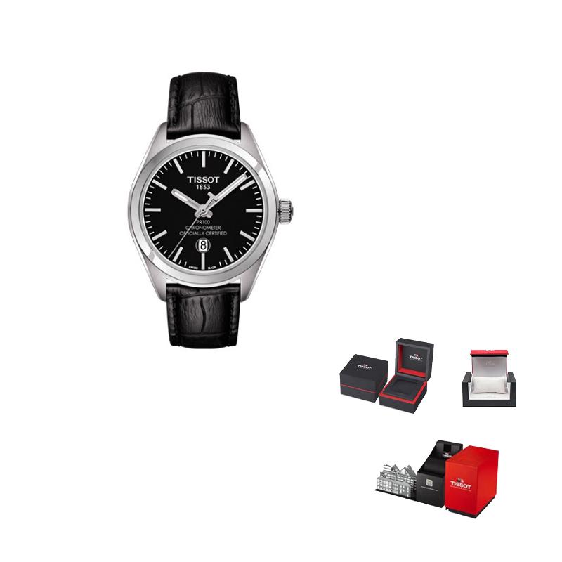 

TISSOT PR100 Collection Quartz Movement Women s Watch 33mm Black Dial Stainless Steel Case T101.251.16.051.00 Black Dial