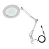 10X Vergrootglas met LED-licht Flexibele Arm Helderheid   3 Kleuren Werkbanklamp met Clip