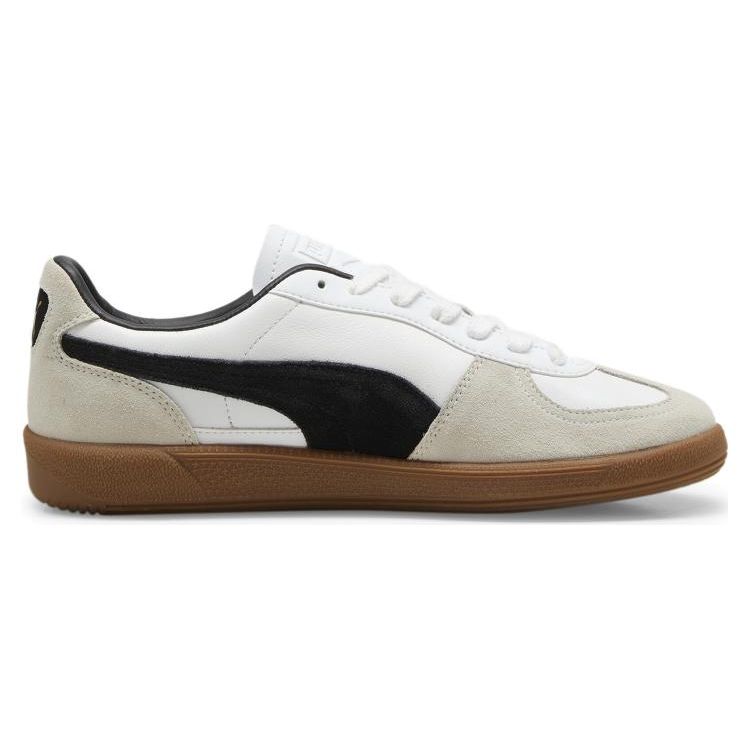 Puma Palermo Leather Unisex White Vapor Gray Gum 396464-01
