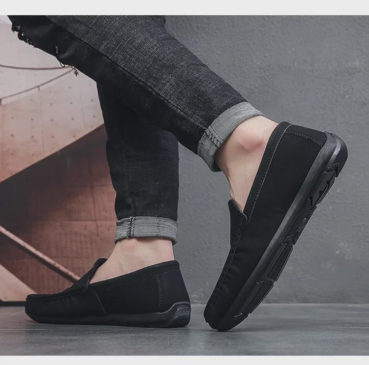 Męskie wsuwane buty Doudou: Lato 2024, Niskie, Oddychające, Modne i Stylowe Obuwie Codzienne.