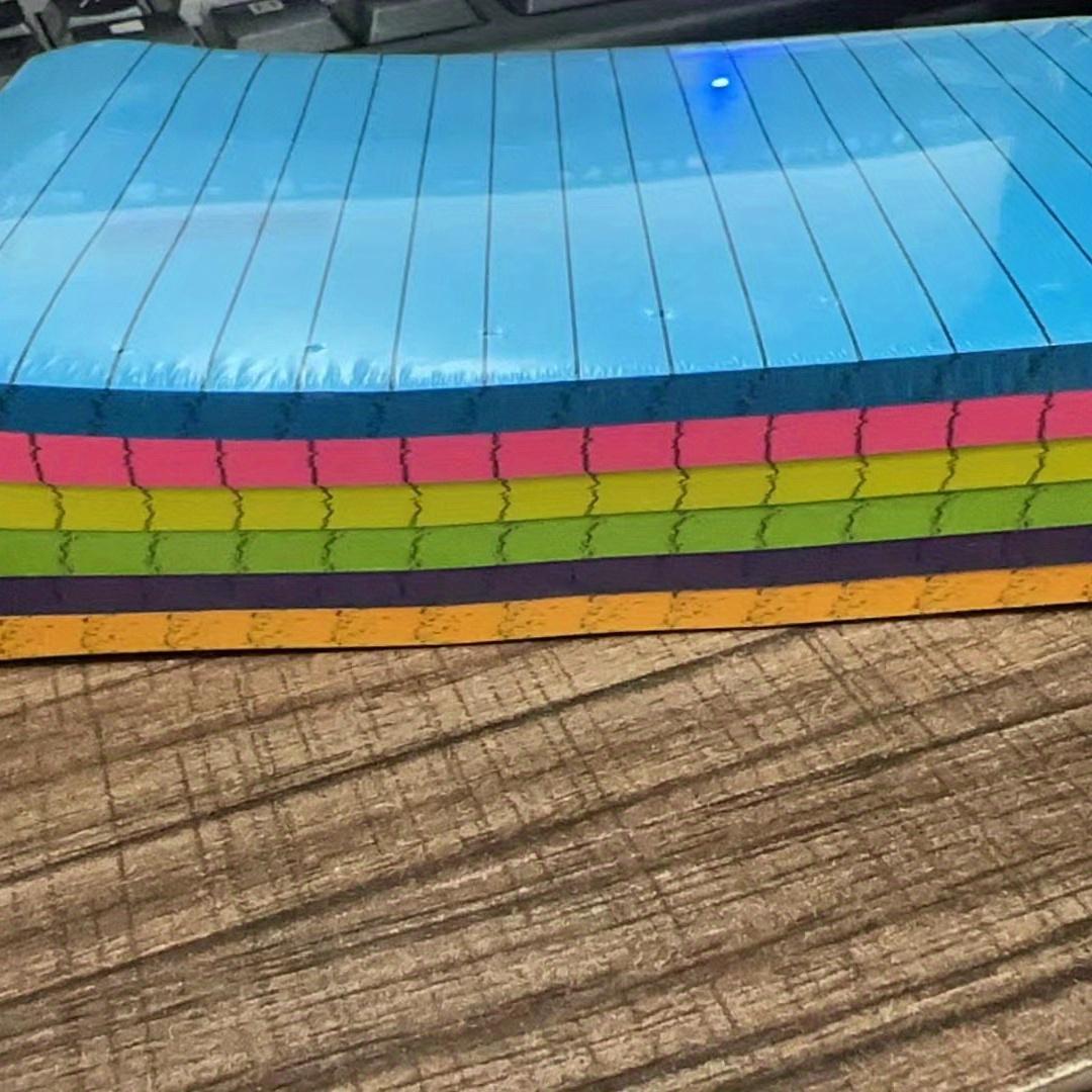 

6 Блоков Большие Липкие Заметки 4x6 ДЮЙМОВ, (45 листов/блок) Линованные липкие заметки пастельные липкие заметки линованные большие блоки для липких заметок большие липкие 6 Colors (45sheets/pad)