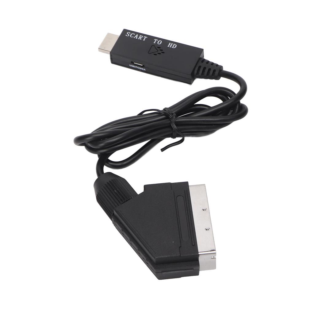 SCART to HD Multimedia Interface Adapter 720P 1080P Switchable Full HD Video Converter for Xbox DVD Set Top Box
