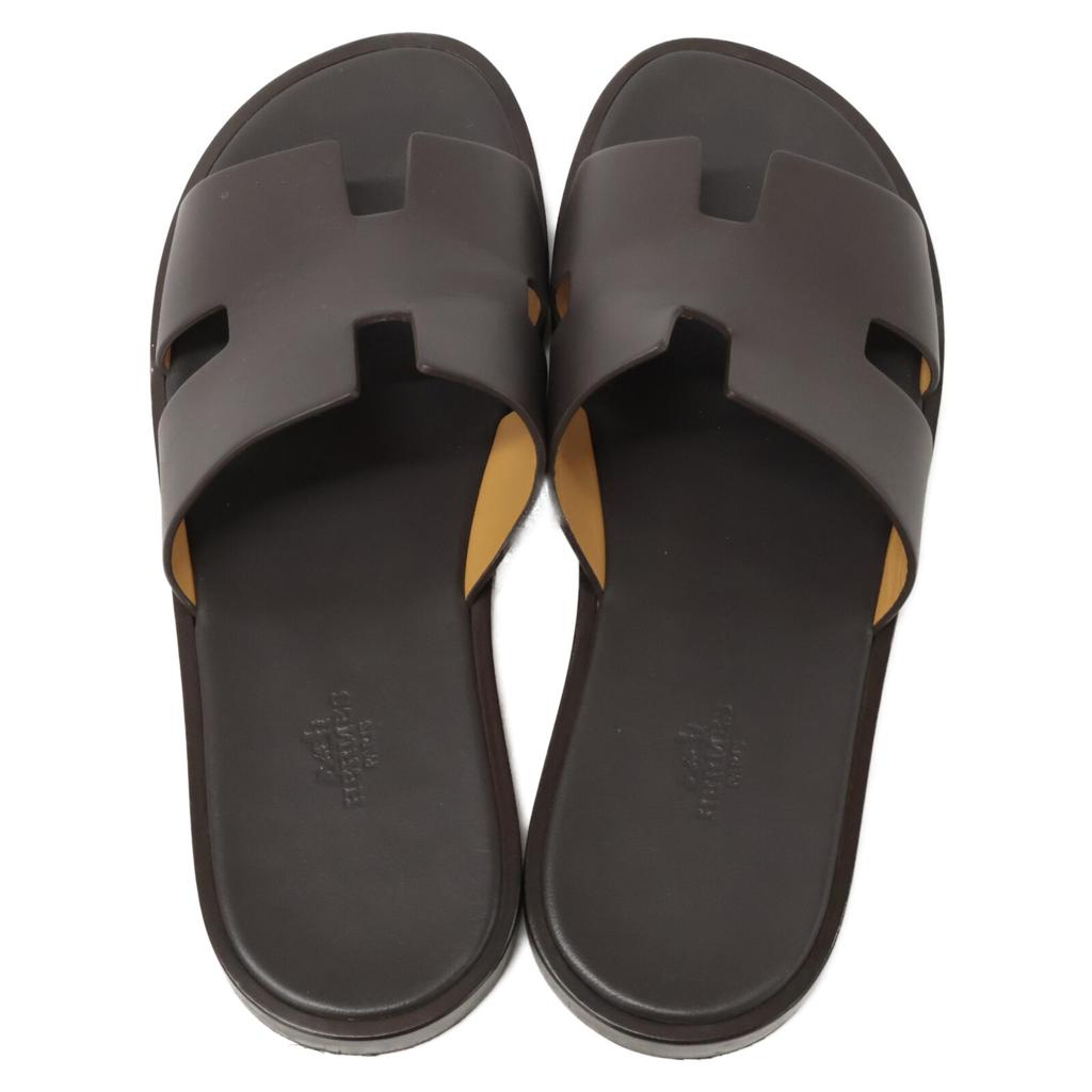 HERMES [Beautiful condition] Izmir sandals/ shoes 42 mochaUsed