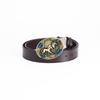Men's Retro Punk Metal Buckle Leather Belt