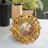 Resin Photo Frame Tabletop Or Wall Decor Hand Carved Flower Photo Frame with