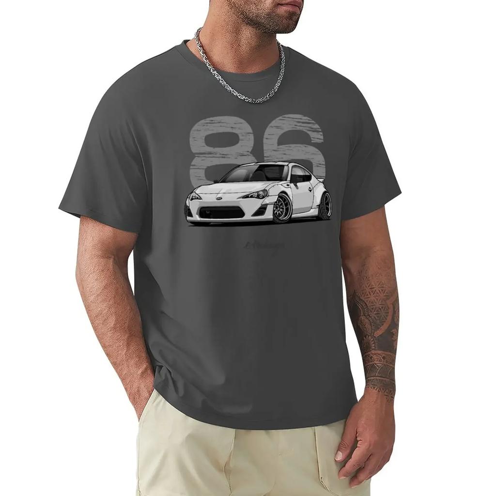 Gt86 (Whitegrey) Tshirt Boys Animal Print Short Sleeve Tee Shirts Graphic Tee T Shirts Unisex