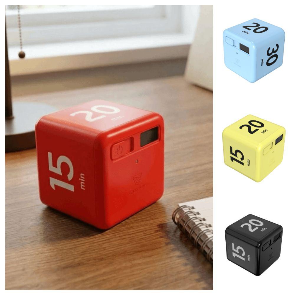 15/20/30/60 min Cube Timer Time Management Reminder Timer Durable Kitchen Timer Exam Preparation