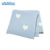 Baby Blankets Quilts 90*70cm Knitted Newborn Boys Girls Stroller Basket Swaddle Wrap Sleeping Sack Infant Cotton Bedding Covers