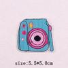 Pink Cartoon Embroidery Patch Iron On Patches For Clothing Flower Letters Patches On Clothes Sewing Fusible Patch Applique Decor